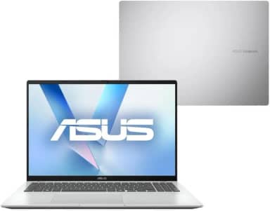 Notebook ASUS Vivobook 16 X1607QA SNAPDRAGON X1 26 100 16Gb Ram 1TB SSD Windows 11 Home Tela 16' FHD Silver - MB092W
