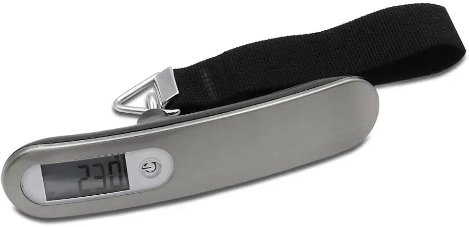 Geonav Balança Digital de mão, capacidade até 50kg, TLBA02, Prata/Preta