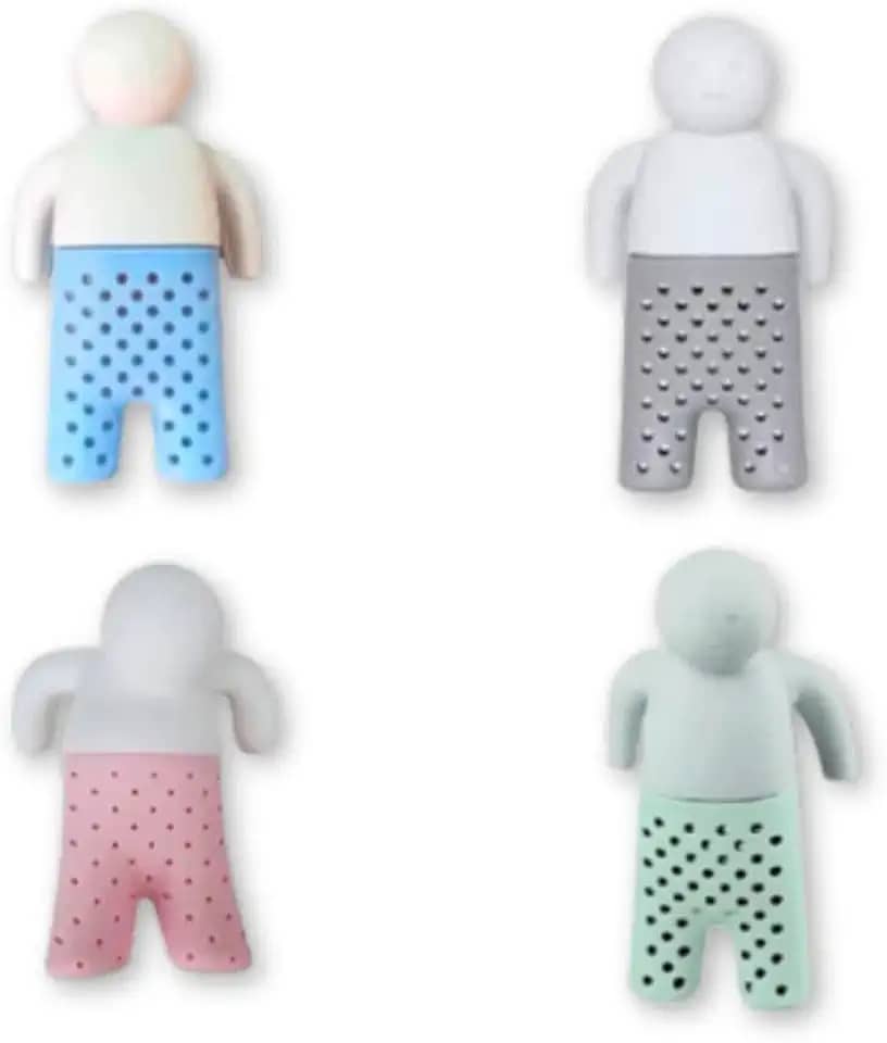 Infusor de Chá Criativo Relaxado – Reutilizável, Fácil de Usar, Ideal para Folhas Soltas e Infusões Naturais | Presente Criativo, Funcional e Sustentável