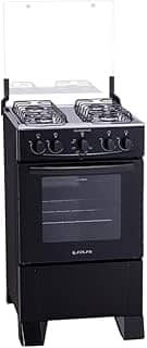 Fogão Atlas 4 bocas preto com forno limpa fácil Coliseum Plus - Forno 50l