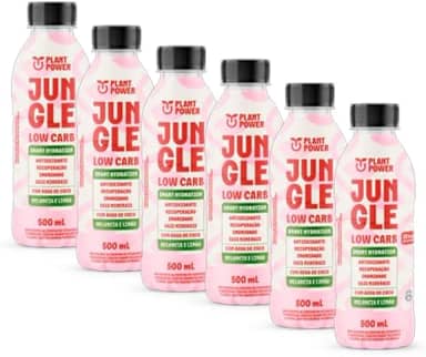 Kit 6X: Bebida Isotônica Low Carb Melancia e Limão Jungle 500ml