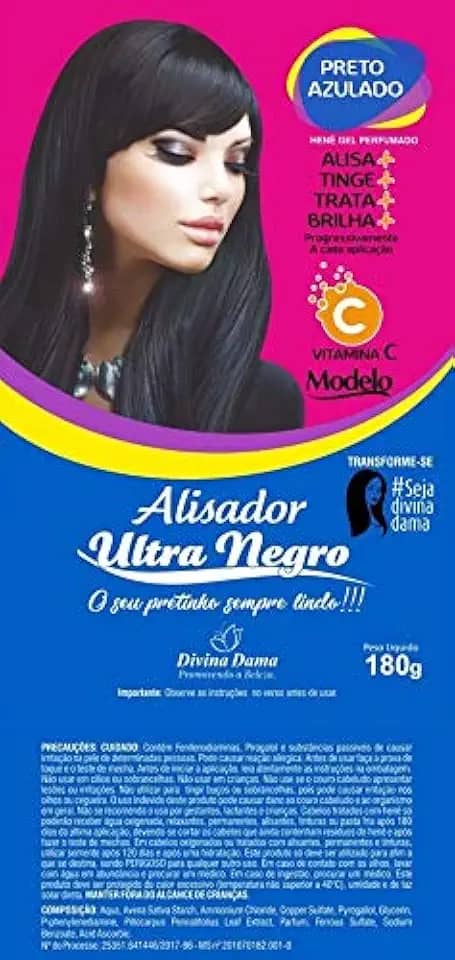 Henê, Modelo Alisador Negro, Preto azulado