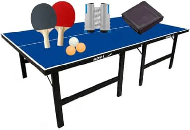 MESA PING PONG MDP 15mm 1001 KLOPF + Kit Completo 5091 + Capa