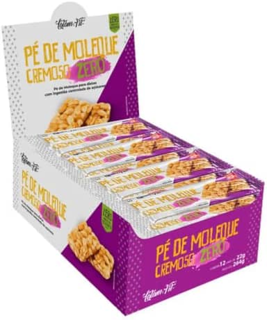 Pé De Moleque Zero Açúcar Doce Amendoim Diet Latam Fit 12un