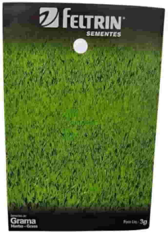 Semente De Grama São Carlos Folha Larga 6.000 Sementes 3g