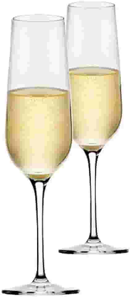 Ruvolo, Jogo de Taça para Champagne Sensation, Taça de Cristal 2 pcs, 200ml