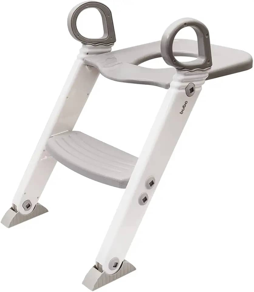 Buba Assento Redutor com Escada, Cinza, 58.5 x 39 x 40.5 cm