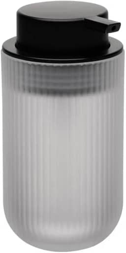 LYOR - Porta Sabonete Liquido Nórdico 320ml com Pump Preto Vidro