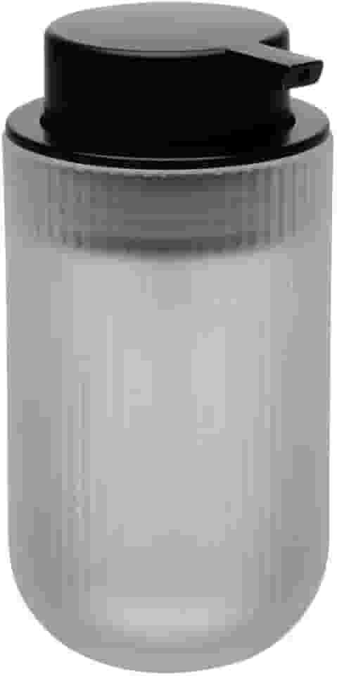 LYOR - Porta Sabonete Liquido Nórdico 320ml com Pump Preto Vidro