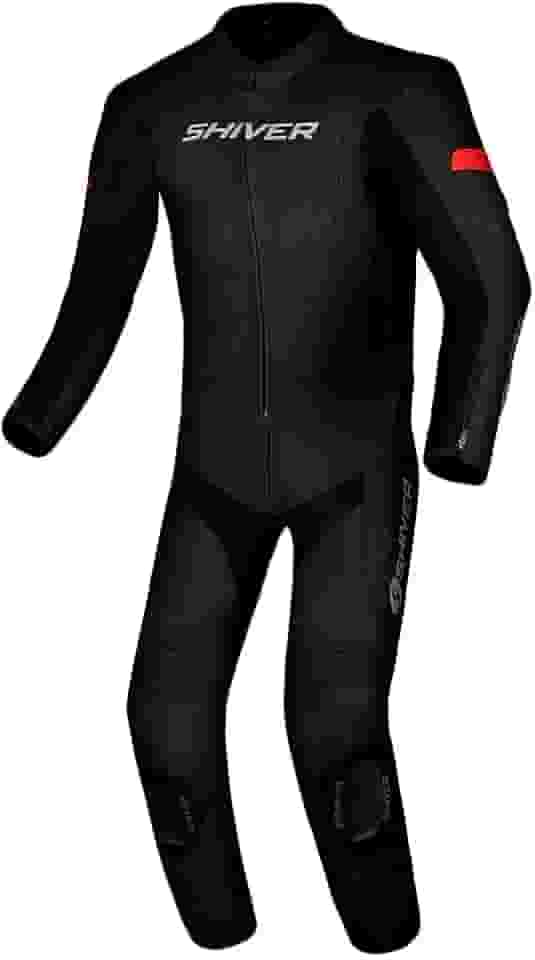 Macacão Moto Speed 2 Couro Calça E Jaqueta Motoqueiro Shiver