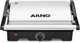 Grill Arno Dual Inox GNOX - Abertura 180°, Ajuste Altura e Controle de Temperatura, 220V