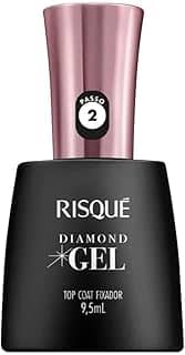 Risqué Top Coat Fixador Diamond Gel Cremoso - 9, 5 ml