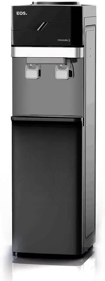 Bebedouro de Coluna para Garrafão EOS Mineralle Compressor Preto EBC01PC 220V