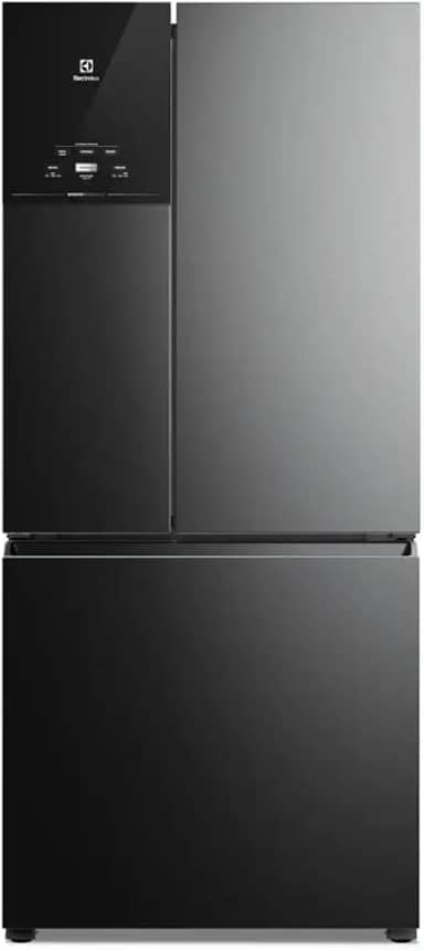 Geladeira Electrolux Multidoor Efficient Com Autosense e Inverter 590 l Black Inox Look (IM8B) 127V