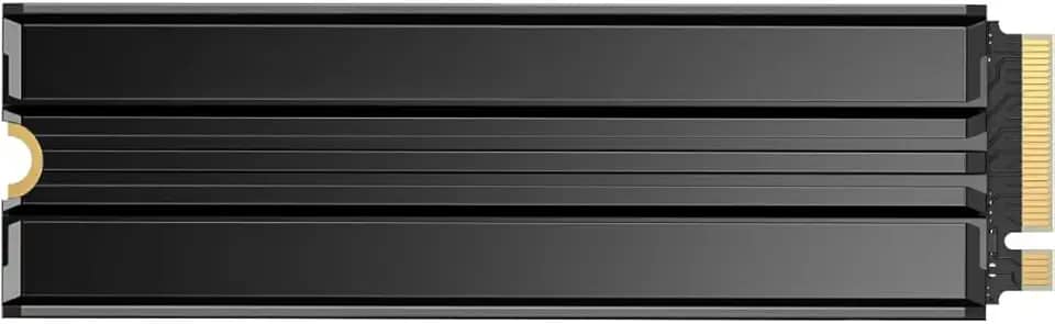 SSD NVMe M.2 2TB PCIe Gen4 Leitura 7400MB/s Gravação 6500MB/s Dissipador Integrado