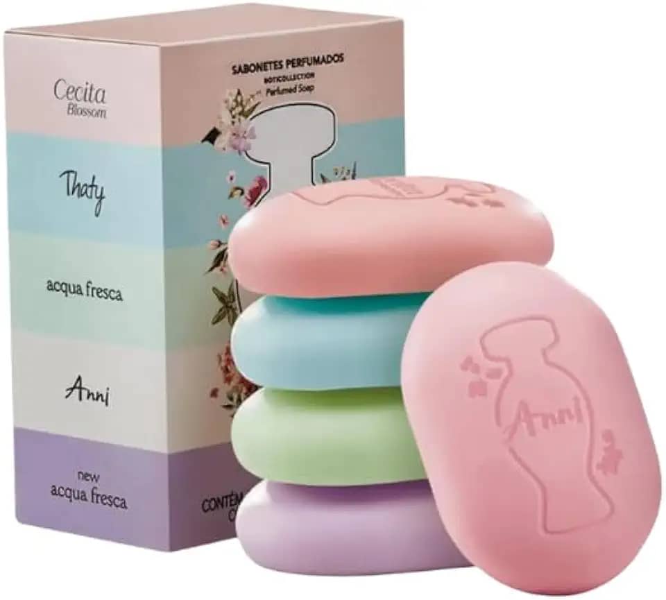 O BOTICÁRIO SABONETE BARRA PERFUMADOS BOTICOLLECTION 5X80g