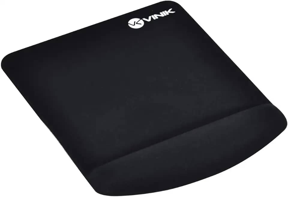 MOUSE PAD COM APOIO DE PULSO EM GEL MPG-02P PRETO