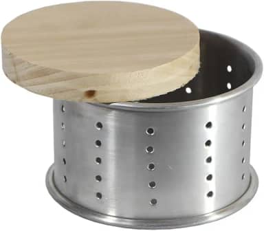 Forma Avulsa Redonda Queijo Caseiro Artesanal Alumínio 14cm