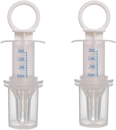 Kit 2 Unidades Dosador de Remédio Branco – Ideal para Uso Infantil