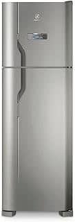 Geladeira Electrolux Frost Free 371L Turbo Congelamento Duplex Cor Inox (DFX41) 127V