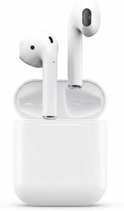 Fone de Ouvido Sem Fio Bluetooth i12 – Som Estéreo, Toque Inteligente, Case Recarregável, Design Branco Moderno