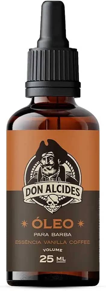 Don Alcides, Óleo para Barba Vanilla Coffee Fortalece e Hidrata 25mL Don Alcides