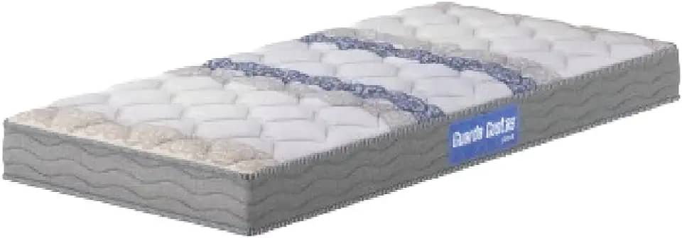 Colchão Solteiro Espuma D33 Guarda Costas Sleep 88x188x14cm Branco/Cinza Probel