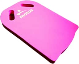 Prancha Natação Corretiva Pranchinha em Eva 02 Furos paga Pegada Hidroginastica Treino Rosa