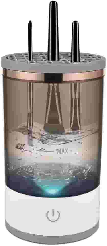 limpador pincel maquiagem - Máquina de limpeza de pincéis de maquiagem – Limpador automático de pincéis de cosméticos, limpador e secador de pincéis de maquiagem elétrico - LIMPADOR DE PINCEL - A QUERIDINHA DO TIKTOK