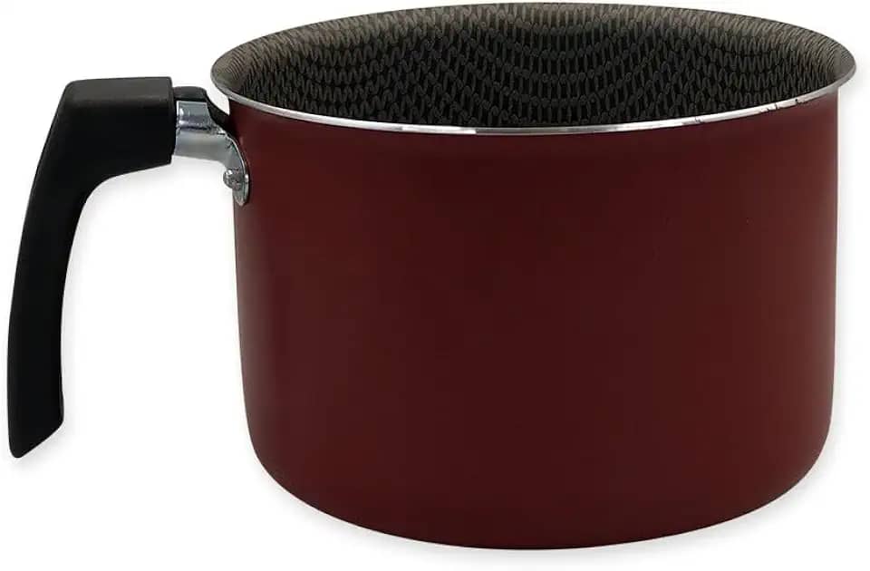 Fervedor Caneca Canecão Leite Leitera 14cm (Vermelho)