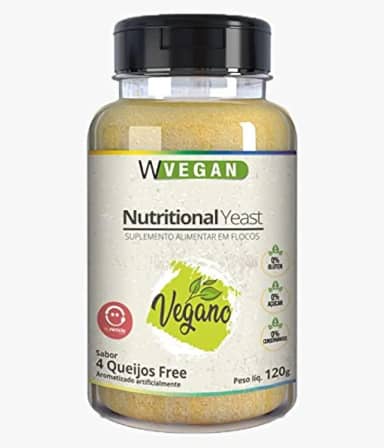 Nutritional Yeast Flocos Sabor 4 Queijos Free 120G W Vegan