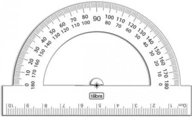 Transferidor Escolar 180 Graus- Académie Faculdade, Escolar