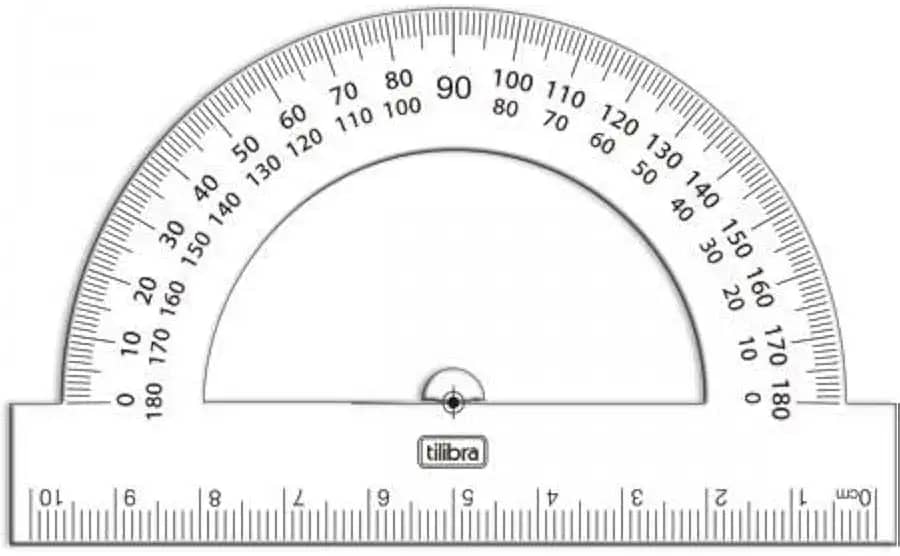 Transferidor Escolar 180 Graus- Académie Faculdade, Escolar