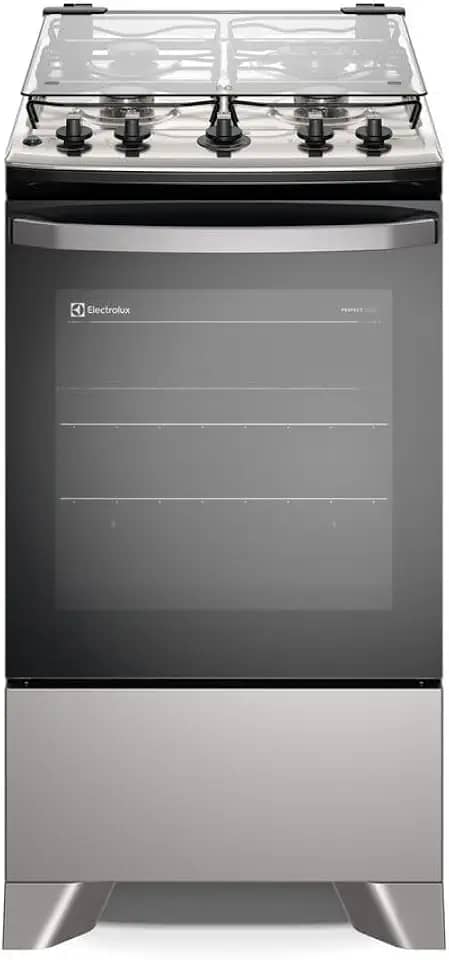Fogão Electrolux 4 bocas Efficient com PerfectCook Prata (FE4IS) Bivolt