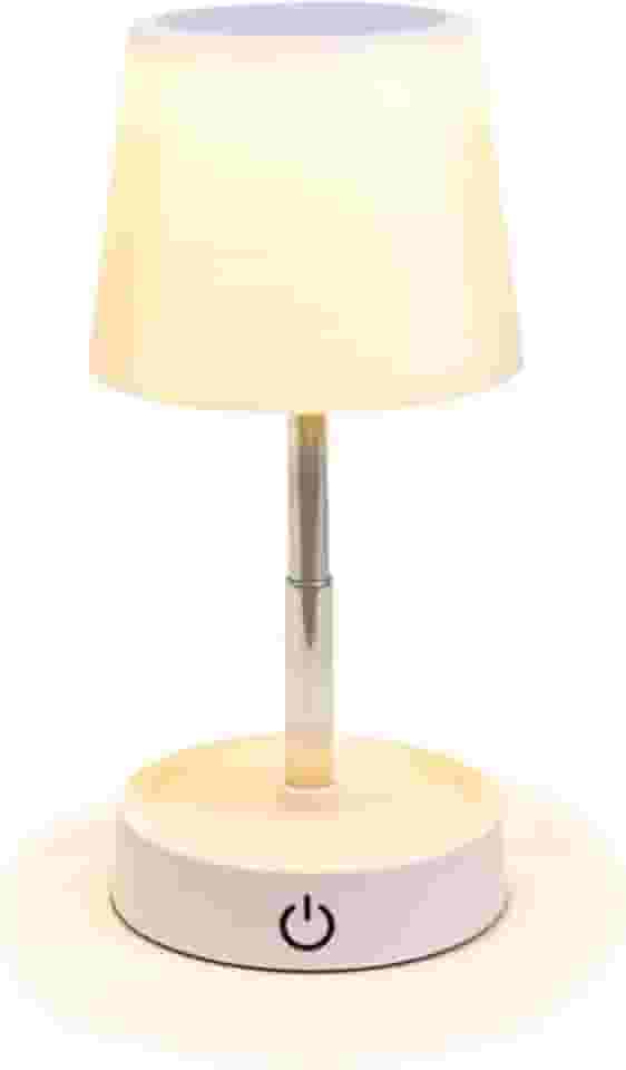 Abajur de Mesa LED Moderno, Luminária Retrátil Para Quarto, Luz Amarela Quente Para Sono e Ambientes, Touch Brilho Ajustavél