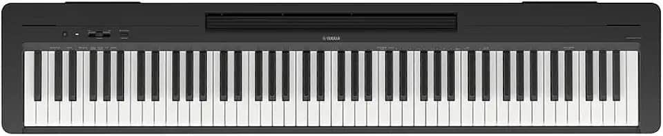 Piano Digital P 145B Preto 88 Teclas Sensitivas Com Fonte e Pedal Yamaha