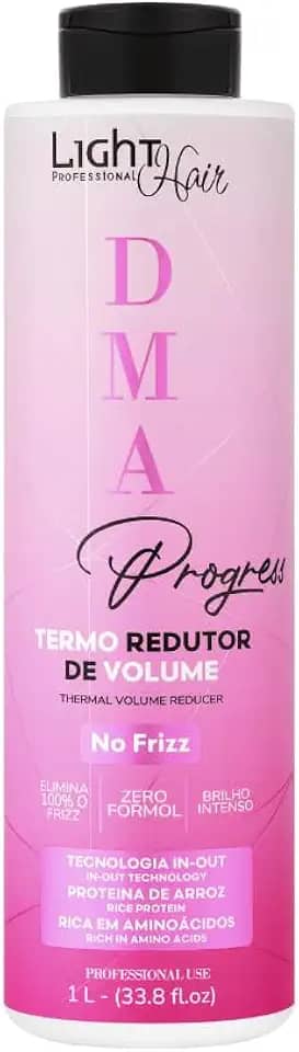Light Hair DMA Selagem Termo Redutor de Volume 1 Litro | Alinhamento Capilar, Nutrição e Proteção da Cor