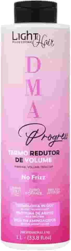 Light Hair DMA Selagem Termo Redutor de Volume 1 Litro | Alinhamento Capilar, Nutrição e Proteção da Cor