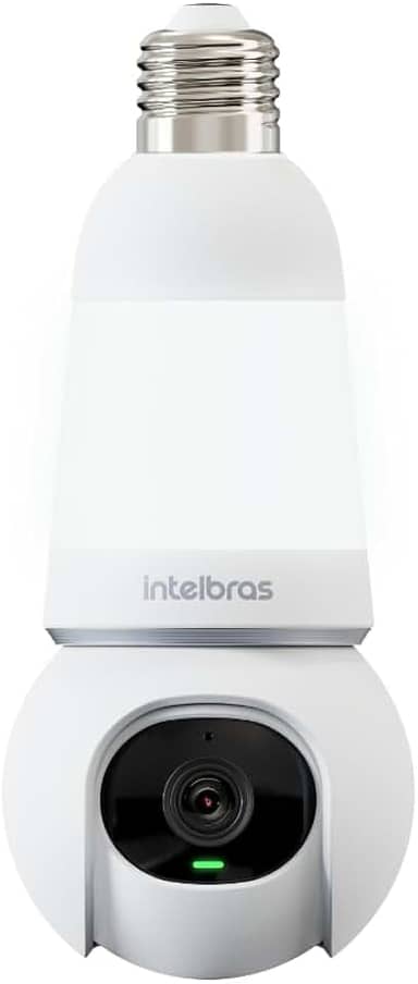Câmera Inteligente iM6 com Conector E27 e Sensor Autotracking Intelbras