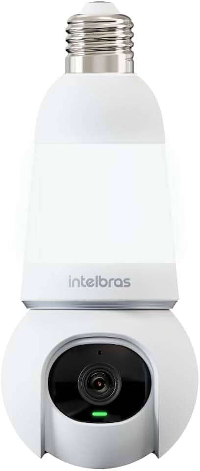 Câmera Inteligente iM6 com Conector E27 e Sensor Autotracking Intelbras