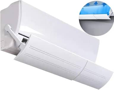 Defletor de Ar Condicionado Direciona o Vento com Regulagem de Ângulo - Tamanho 50cm a 100cm