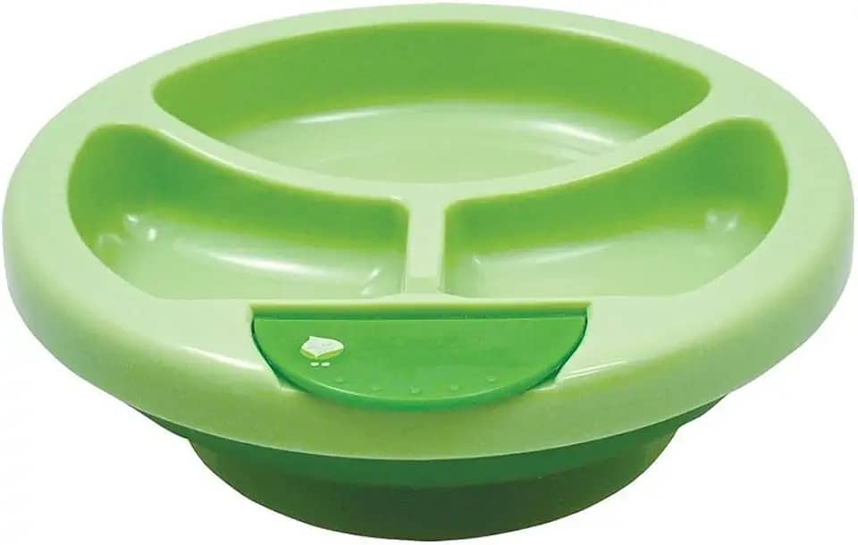 Prato Infantil Térmico com Ventosa e 3 Divisórias - Luxo