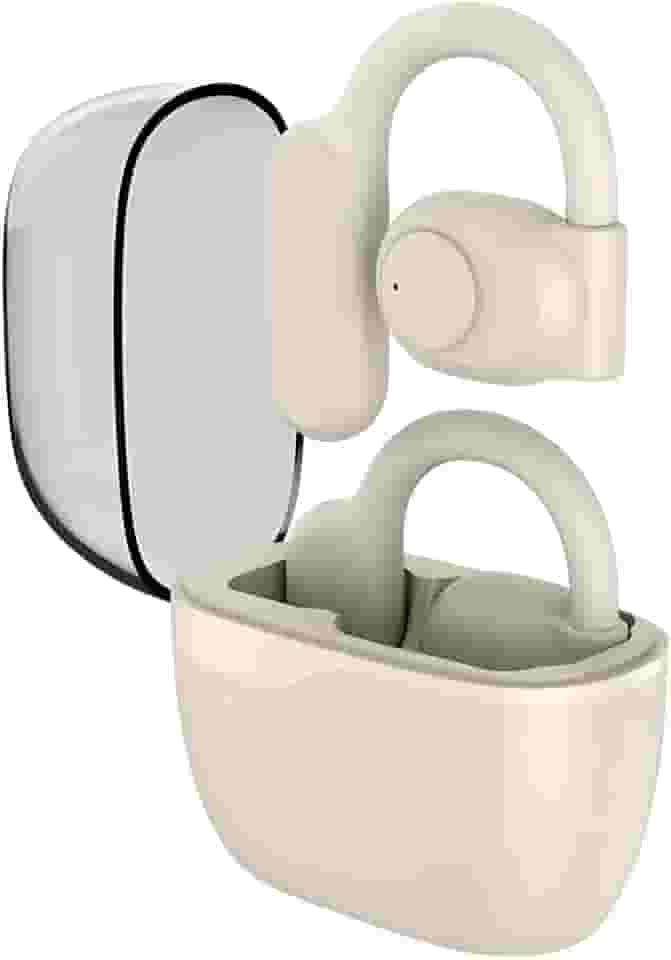 Fone de Ouvido Condução Óssea TWS cancelamento de ruído, Bluetooth 5.2, 35H, IPX5 à prova d'água - Compatível com Apple, iPhone 15 14,13,12,11 (Pro, Pro Max)/XS/XR/XS/X/8 (Plus), iWatch PEI853