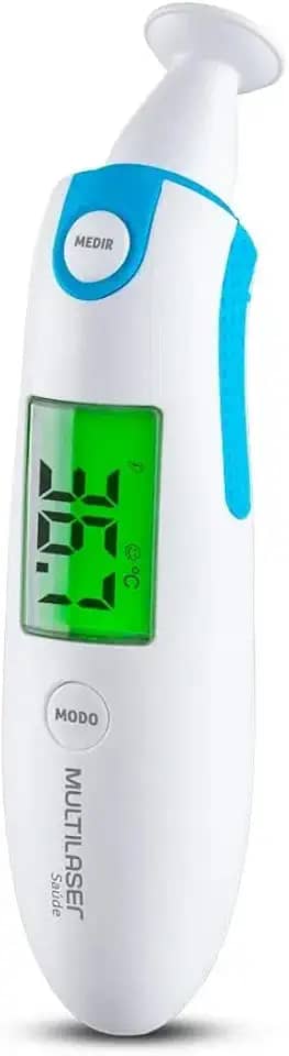 Termômetro Infravermelho Digital Testa E Ouvido Multilaser