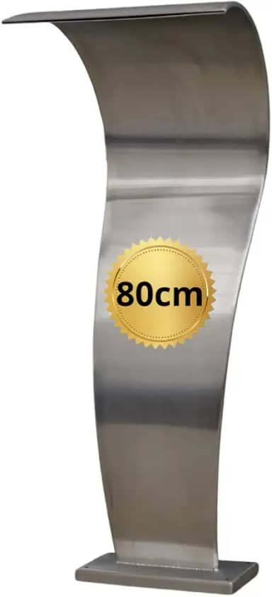 Cascata Para Piscina Naja Inox 80 cm Altura High Tech