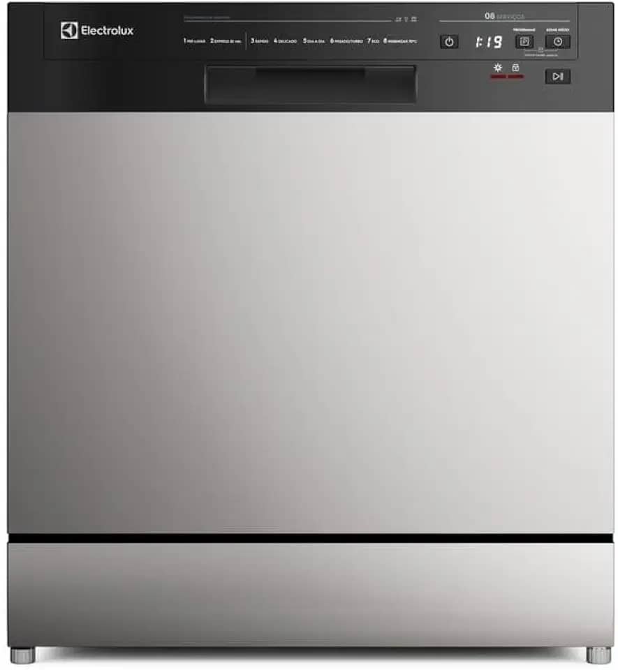 Electrolux Lava-Louça Electrolux 8 Serviços Inox com Programa Lava & Seca 50 min (LS08E) 220V