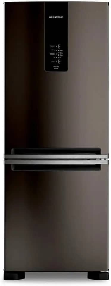 Refrigerador Brastemp 447 Litros Frost Free Inverse Black Inox BRE57FE – 127 Volts