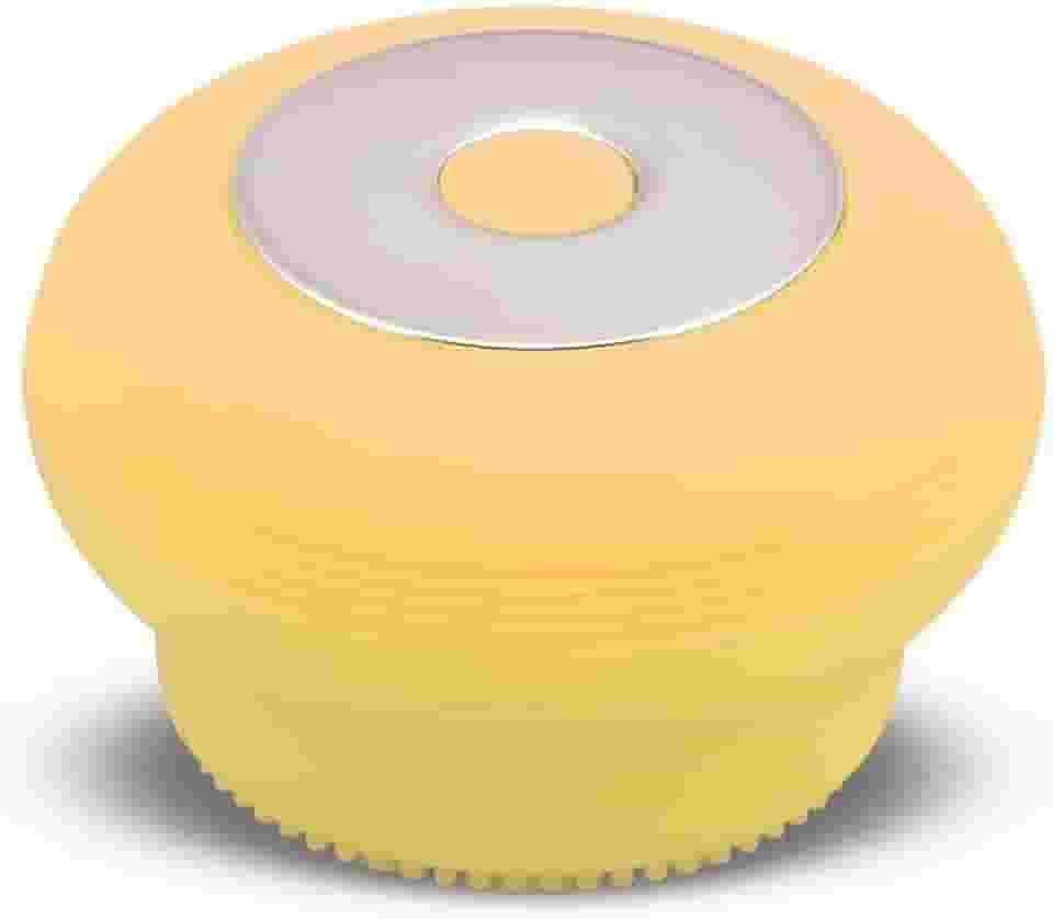 Escova Sônica para Limpeza Facial Bella Mini Recarregável, Multilaser, HC186, Amarela