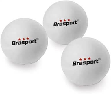 Kit C/3 Bolinhas De Ping Pong Tênis De Mesa 3 Estrelas