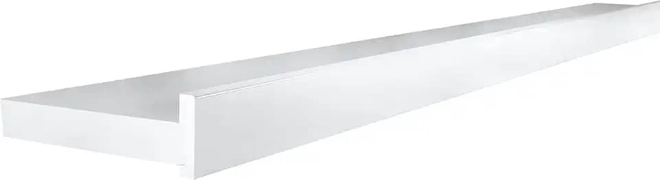 Prat-K Prateleira Porta Quadros Leve Branco 1,5x9x60cm (Decorare)